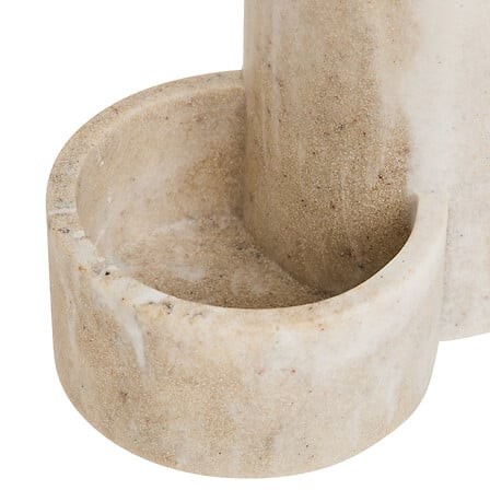 Distributeur de savon résine beige organiseur évier H 18,8 cm Distributeur de savon résine beige organiseur évier H 18,8 cm