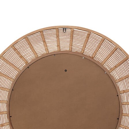 Miroir Zélie marron caramel Ø 91 cm décoration murale