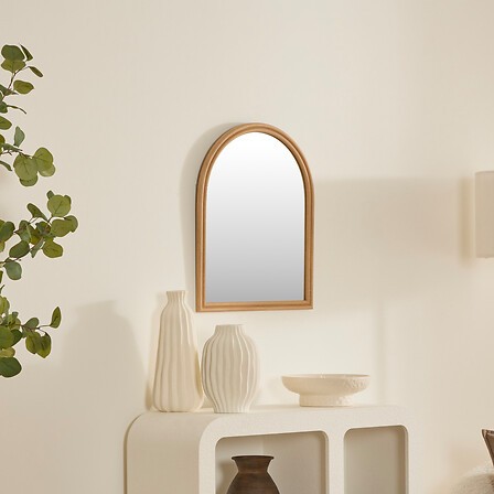 Miroir mural arche mordoré 40 × 50 cm | Irisia Maison