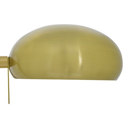 lampe à poser métal doré 38 cm avec abat-jour orientable