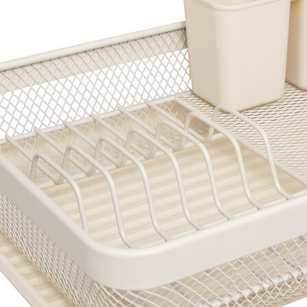 Égouttoir 1 niveau métal argile | 6 assiettes | Irisia Maison Égouttoir 1 niveau métal argile | 6 assiettes | Irisia Maison