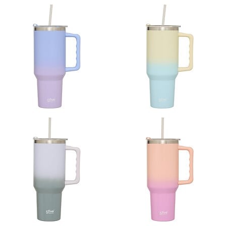 Mug isotherme 1,2L avec poignée Tie & Dye – gobelet inox chaud froid mug isotherme 1,2L inox poignee tie dye gobelet chaud froid grande capacite