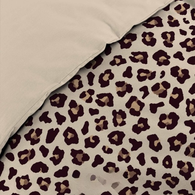 Parure de lit 240x220 cm microfibre léopard | Irisia Maison Parure de lit 240x220 cm microfibre léopard | Irisia Maison