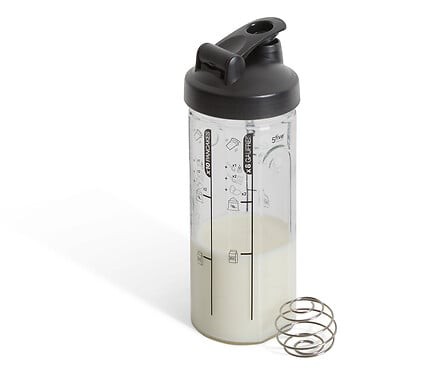 Shaker à pâte à crêpes verre 800 ml 23 cm – anti-grumeaux Shaker à pâte à crêpes en verre 800 ml 23 cm anti-grumeaux
