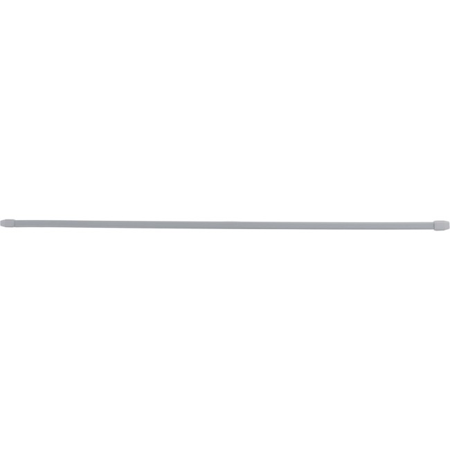 Lot de 2 tringles à vitrage extensibles blanches 60-80 cm