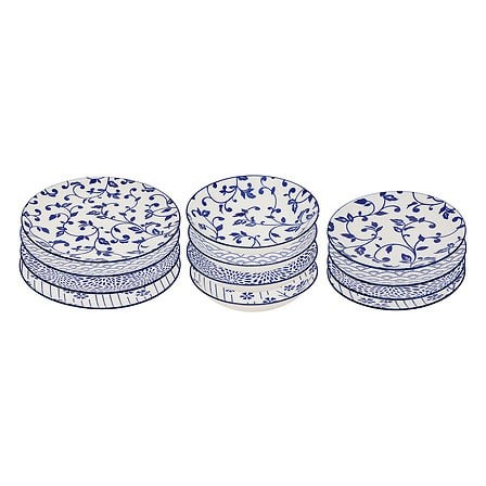 Service vaisselle Mizu 12 pièces porcelaine | Irisia Maison