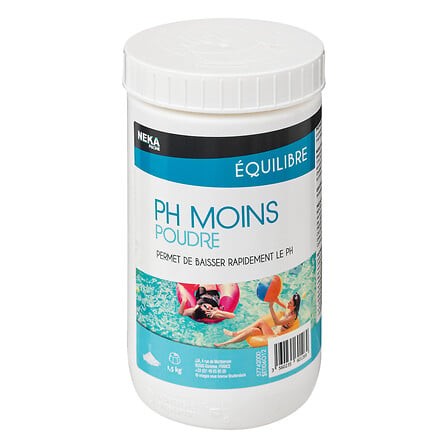 ph moins poudre 1.5kg piscine spa correcteur ph eau