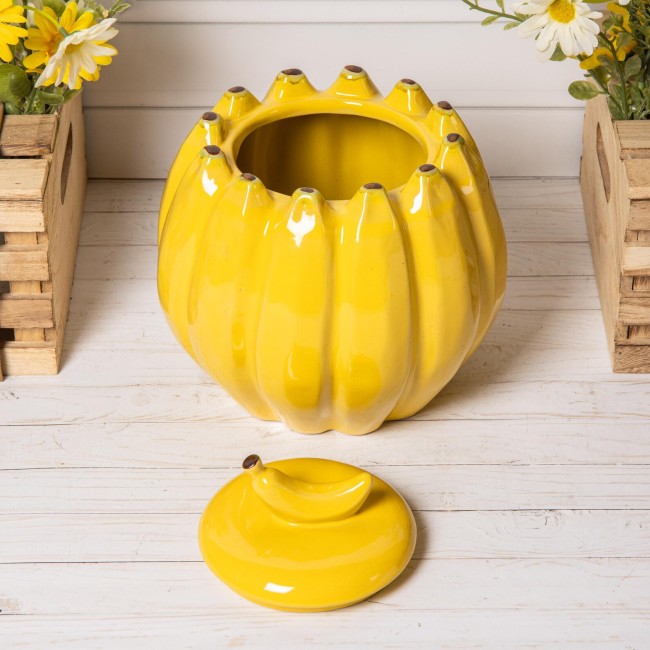 Pot de conservation banane décoratif 20 cm | Irisia Maison Pot de conservation banane décoratif 20 cm | Irisia Maison