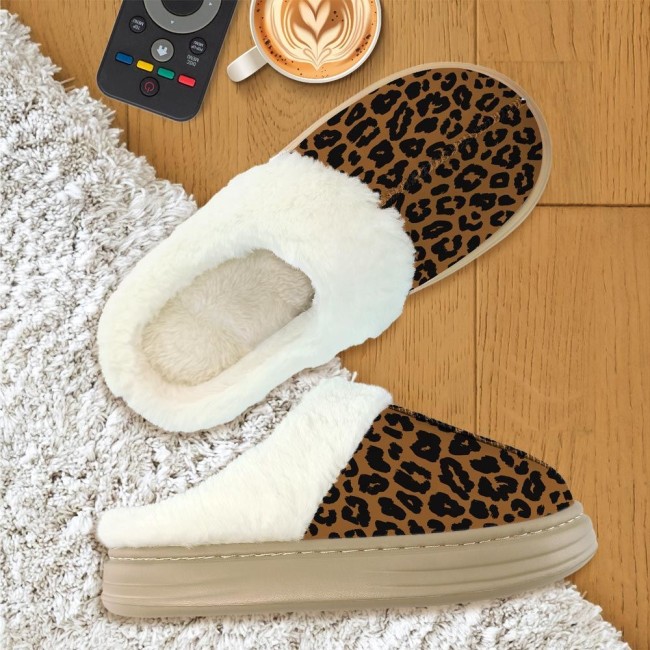Chaussons imprimé léopard Chaussons imprimé léopard