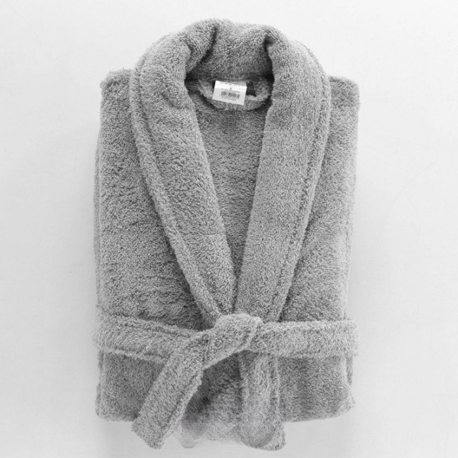 Peignoir col châle en coton éponge taille unique gris perle taupe blanc – vêtement bain doux absorbant Peignoir col châle en coton éponge taille unique gris perle taupe blanc – vêtement bain doux absorbant