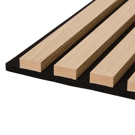Lot de 3 panneaux décoratifs Colva 30 x 30 cm MDF effet bois clair Lot de 3 panneaux décoratifs Colva 30 x 30 cm MDF effet bois clair