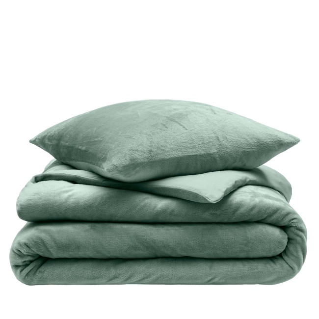 Parure de lit cédre microflanelle 240 x 220 cm | Irisia Maison