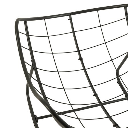 Fauteuil à bascule Paopao graphite extérieur