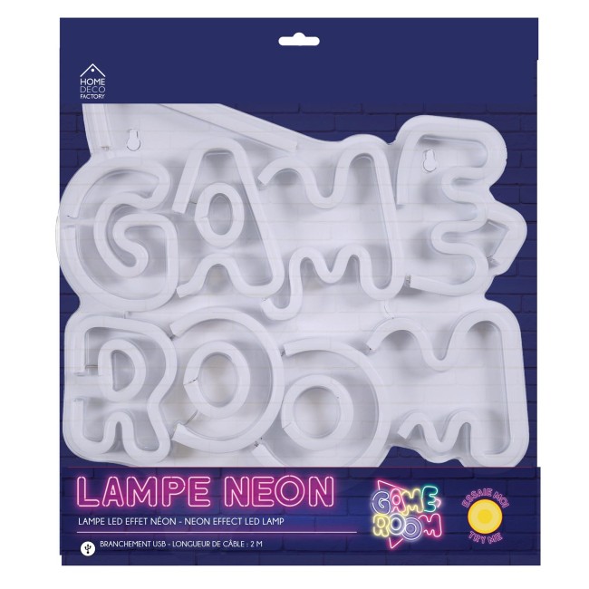 Lampe LED néon Game Room multicolore 35,5 cm | Irisia Maison Lampe LED néon Game Room multicolore 35,5 cm | Irisia Maison