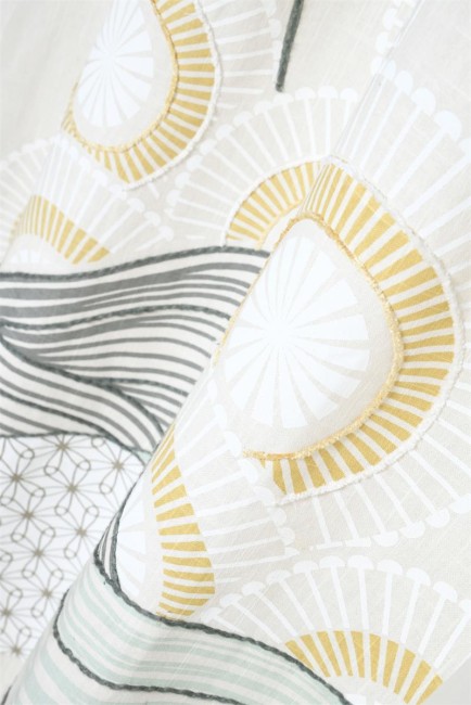 Rideau Yuki naturel 140x260 cm – rideau coton élégant Rideau Yuki naturel 140x260 cm 100% coton décoration intérieur