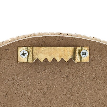 Miroir mural 31 x 40 cm bois et corde