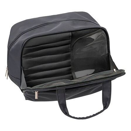 Trousse de toilette XL grise 7 compartiments | Irisia Maison