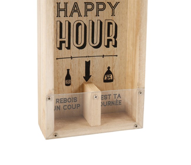 decapsuleur bois happy hour ouvre bouteille apéro bar accessoire