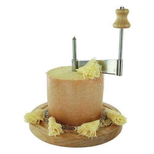 Racloir à fromage Tête de Moine avec cloche 18 cm | Irisia Maison