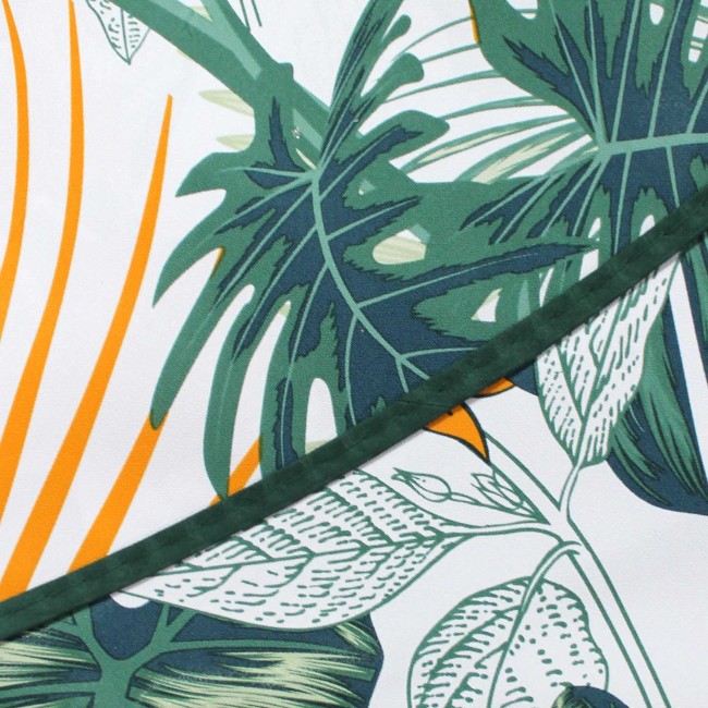 Nappe PVC Guyana ronde 160 cm et rectangulaire 240x140 cm – nappe élégante et facile à nettoyer pour table