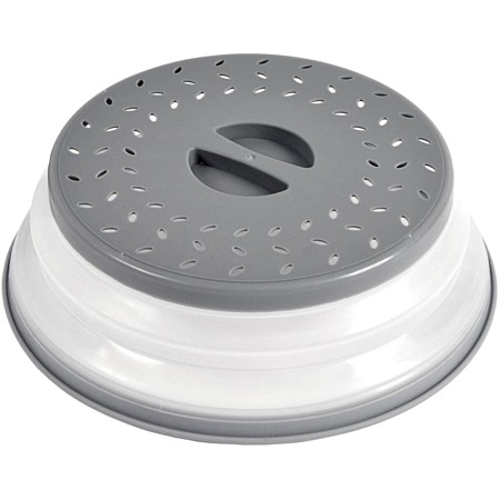 Cloche micro-ondes rétractable 27 cm anthracite | Irisia Maison
