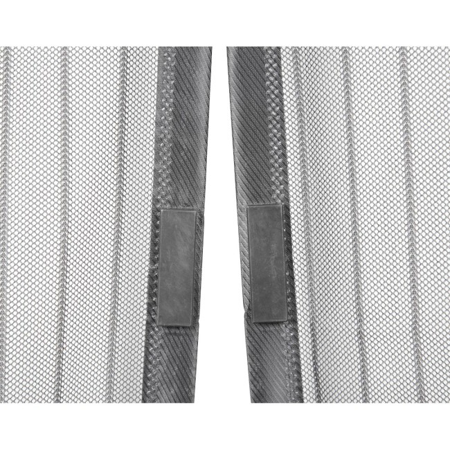 Rideau moustiquaire aimanté 100x220 cm gris – anti insectes porte rideau moustiquaire aimante 100x220 cm gris anti insectes porte terrasse