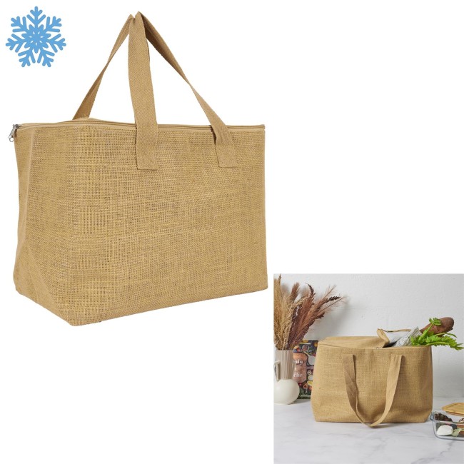 Sac shopping fraîcheur en jute 40 × 25 × 30 cm | Irisia Maison