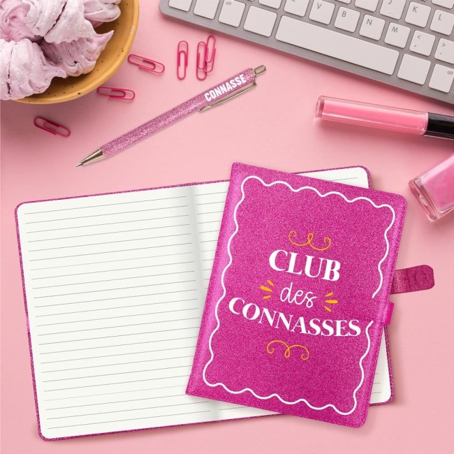carnet paillettes brillant fantaisie notes A5
