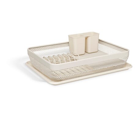 Égouttoir 1 niveau métal argile | 6 assiettes | Irisia Maison Égouttoir 1 niveau métal argile | 6 assiettes | Irisia Maison