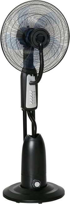 Ventilateur brumisateur 40 cm 90W – ventilateur sur pied Ventilateur sur pied avec brumisateur 40 cm 90W