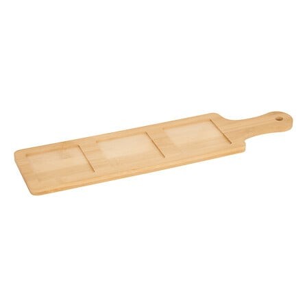service aperitif bambou 4 pieces plateau coupelles fruity