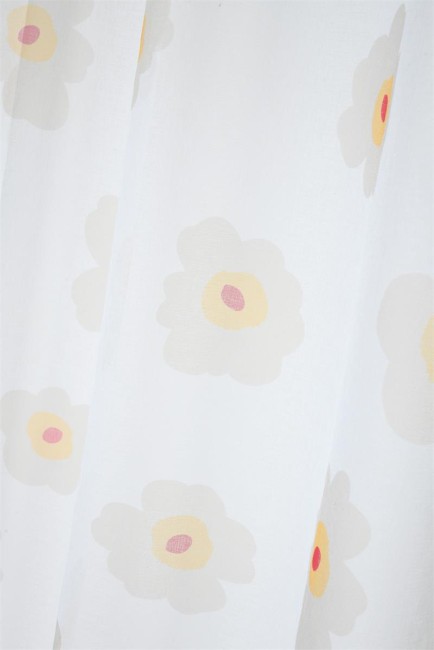 Voilage Sweetlove naturel marguerites 140 × 260 cm | Irisia Maison