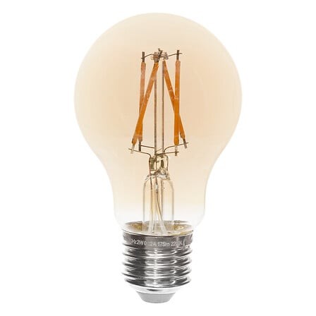 ampoule led filament e27 a60 ambre vintage 2200k