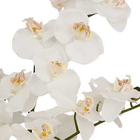 Orchidée artificielle avec pot blanc 80 cm