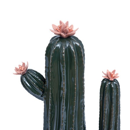 Cactus déco Exotic Panama céramique vert prairie 40 cm Cactus déco Exotic Panama céramique vert prairie 40 cm