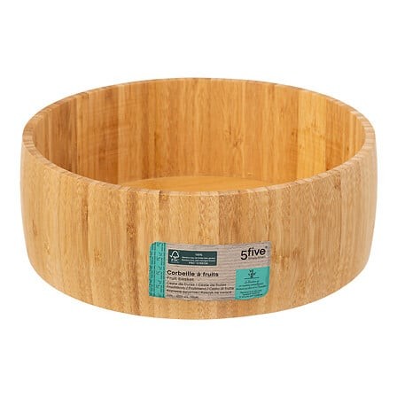 Corbeille à fruits bambou Ø 30 cm – rangement & déco cuisine orbeille à fruits ronde en bambou naturel Ø 30 cm