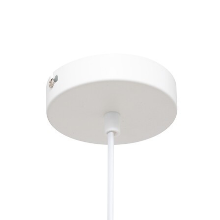 Suspension verre blanc Ø25 cm luminaire intérieur