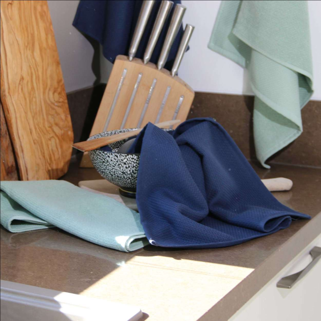 essuie main coton jacquard 50x50 cm doux absorbant salle de bain cuisine