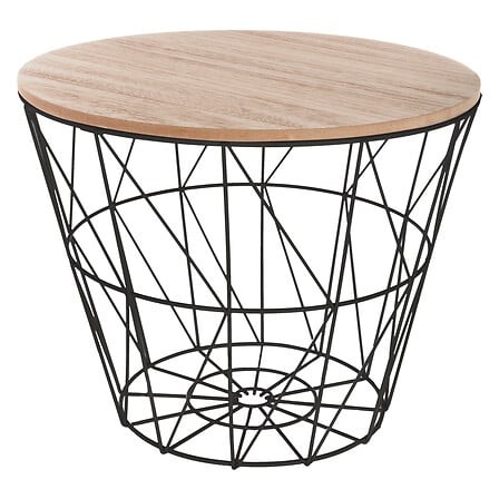 Table café Kumi métal noir Ø 40 cm Table café Kumi métal noir Ø 40 cm
