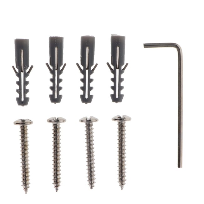 Lot de 2 supports pour tringle à rideaux blanc et or