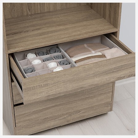 Rangement tiroir 2 compartiments 36 × 36 cm | Irisia Maison Rangement tiroir 2 compartiments 36 × 36 cm | Irisia Maison