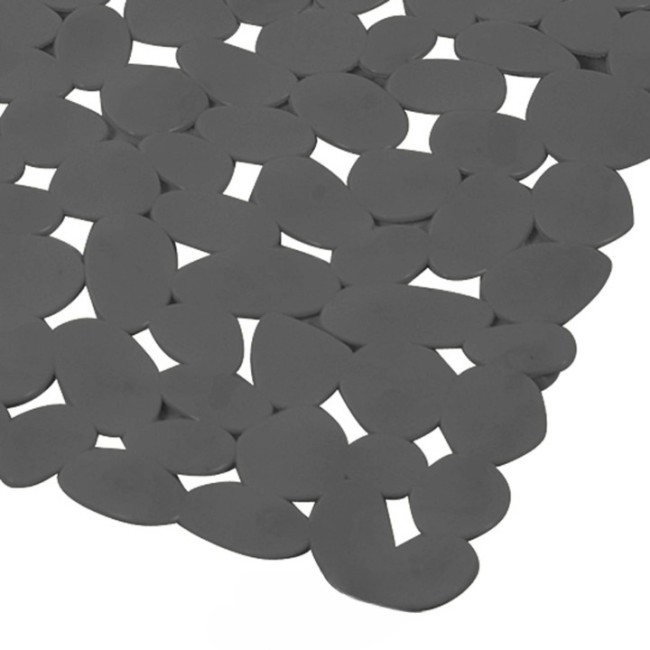 Fond de douche antidérapant 52x52 cm vert sauge taupe anthracite blanc – sécurité salle de bain