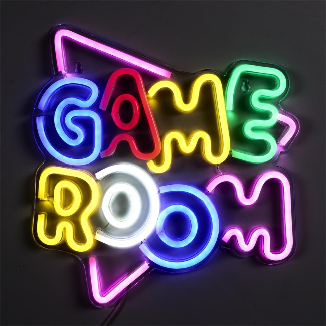 Lampe LED néon Game Room multicolore 35,5 cm | Irisia Maison Lampe LED néon Game Room multicolore 35,5 cm | Irisia Maison