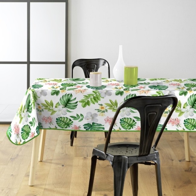 Nappe PVC Baléare ronde 160 cm et rectangulaire 240x140 cm – table protégée élégante