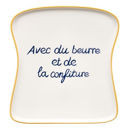Plat à toasts en porcelaine 18,5 cm | Irisia Maison Plat à toasts en porcelaine 18,5 cm | Irisia Maison