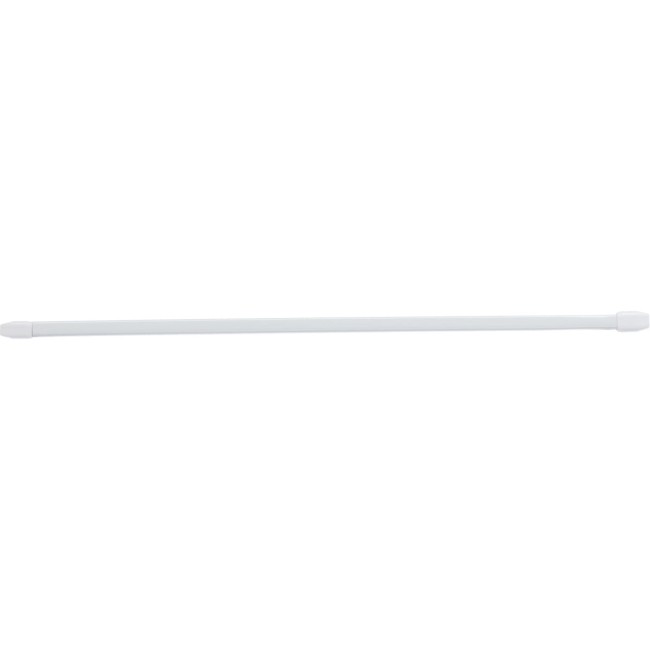 Lot de 2 tringles à vitrage extensibles blanches 40-60 cm
