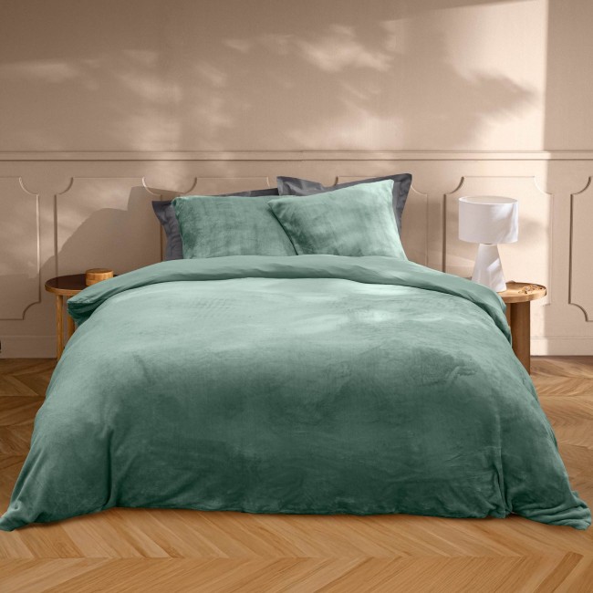 Parure de lit cédre microflanelle 240 x 220 cm | Irisia Maison
