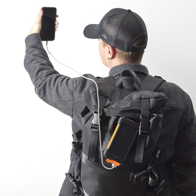 Batterie externe solaire 5000 mAh power bank portable