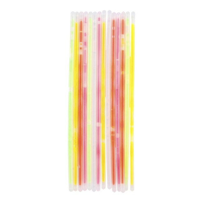 Lot 30 bâtonnets lumineux fluorescents glow sticks fête