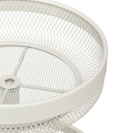 Corbeille à fruits 2 niveaux métal beige – rangement élégant Corbeille à fruits métal beige à 2 niveaux – présentoir fruits cuisine